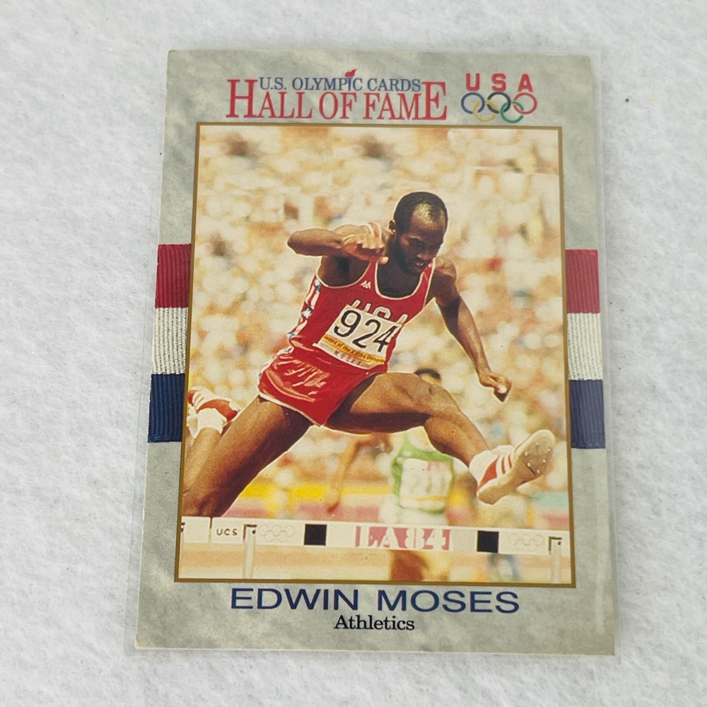 1991 Impel US Olympic Cards Hall of Fame Edwin Moses #25 Athletics Track Field